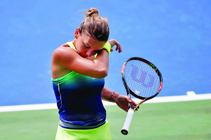 Halep sufera de sindromul Nadal
