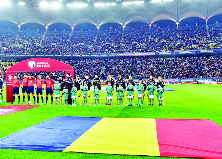 FOTBAL:ROMANIA-IRLANDA DE NORD,PRELIMINARIILE C.E 2016 (14.11.2014) - Ziarul National