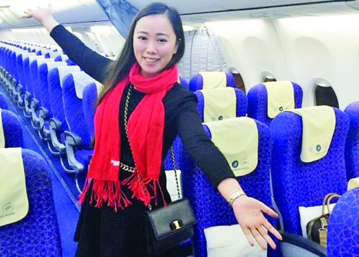 Cel mai norocos de pasager din lume! Femeia asta a zburat, catre casa, singura in avion