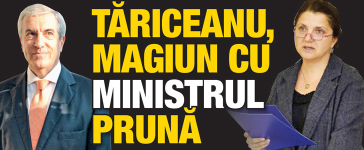 Tariceanu, magiun cu ministrul Pruna