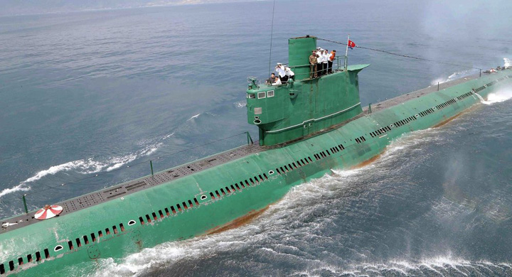 Coreea de Nord a pierdut un submarin care s-ar fi scufundat