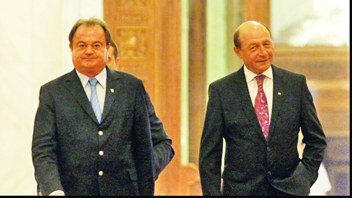 Basescu matura puntea cu Blaga