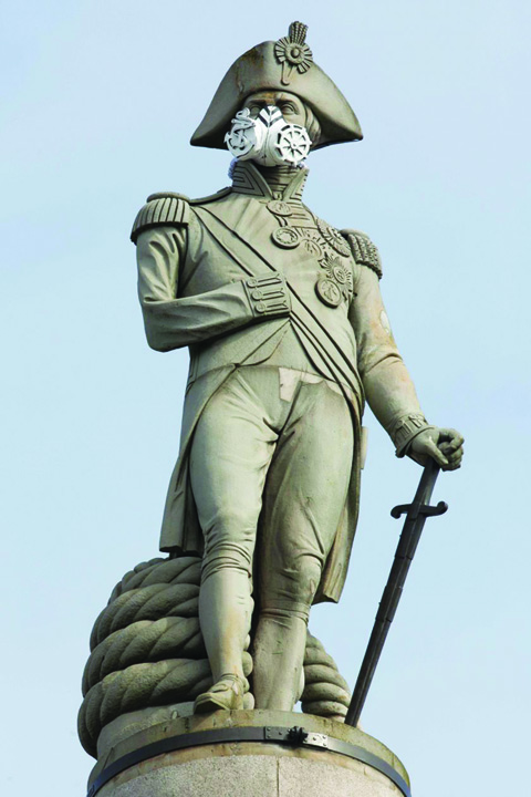 Statuile Londrei protesteaza impotriva poluarii