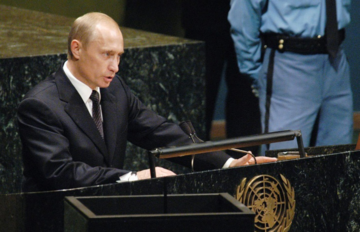 Putin cere un front antiterorist sub egida ONU