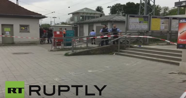 Atac sangeros intr-o gara germana. Un om a fost ucis si alti trei, raniti (VIDEO)