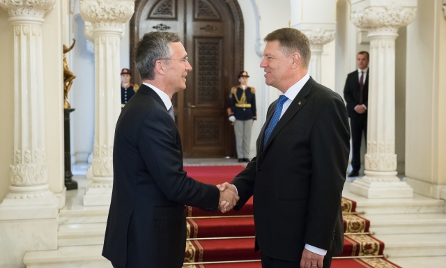 Secretarul General al NATO, la Cotroceni/Iohannis: Scutul de la Deveselu nu este indreptat impotriva niciunui stat