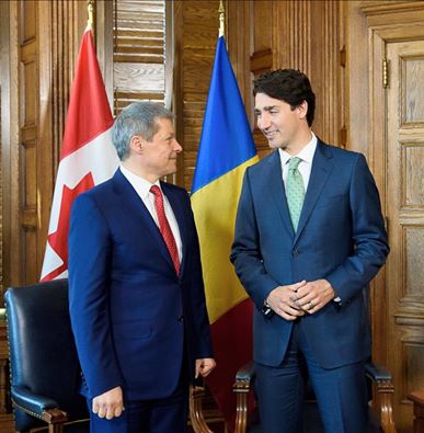 Precizarile lui Ciolos, pe tema vizelor pentru romani, dupa discutiile cu premierul canadian