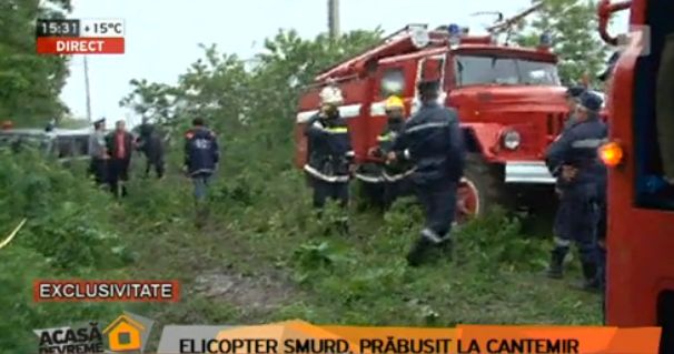 Un elicopter SMURD s-a prabusit