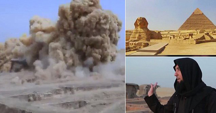 ISIS va arunca in aer piramidele din Egipt
