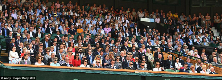Wimbledon, locul in care VIP-urile se calca pe picioare