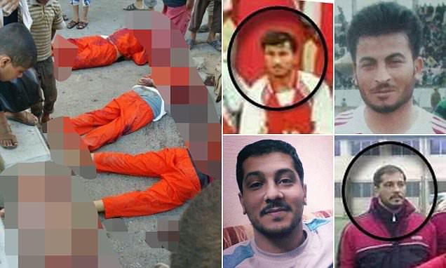 Soc si groaza! Patru fotbalisti, decapitati in prezenta copiilor