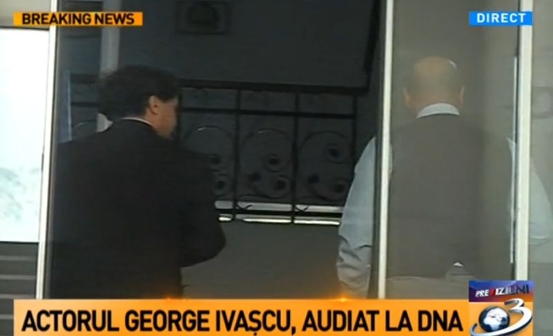 Actorul George Ivascu, la DNA