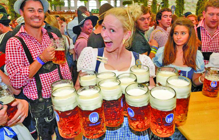 Oktoberfest, fara rucsacuri