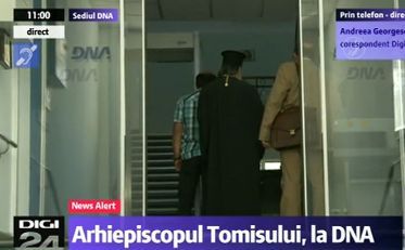 Arhiepiscopul Tomisului, in fata procurorilor DNA