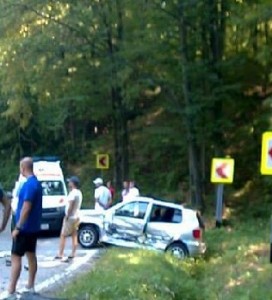 Accident cu 8 raniti pe DN 67