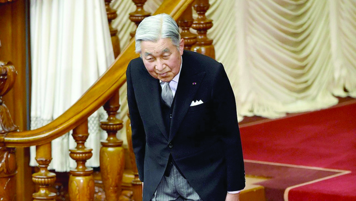 Imparatul Akihito vrea sa abdice, dar nu-l lasa Parlamentul