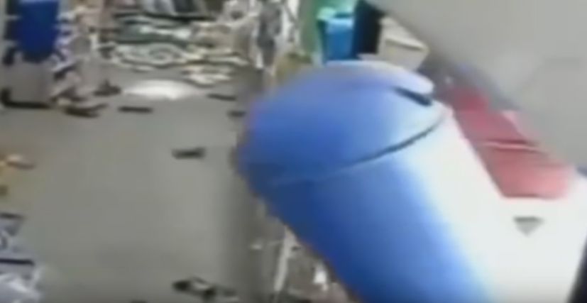 Imagini surprinse in timpul seismului devastator din Italia (VIDEO)