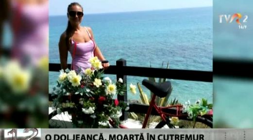 O romanca in varsta de 36 de ani si-a gasit sfarsitul ca urmare a seismului din Italia