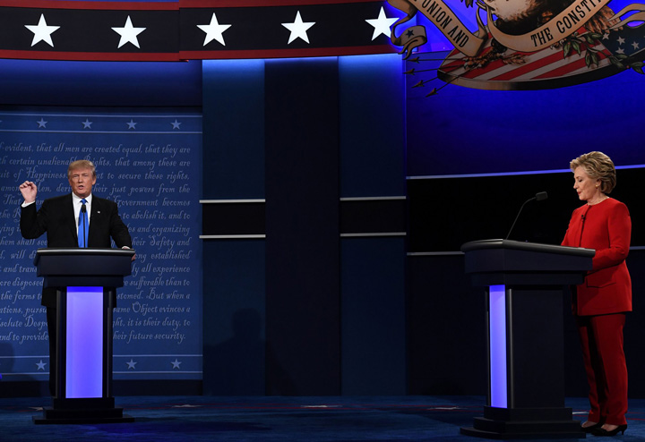 Hillary si Trump si-au dat la gioale