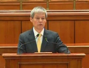 Premierul Ciolos le-a vorbit parlamentarilor despre starea economiei