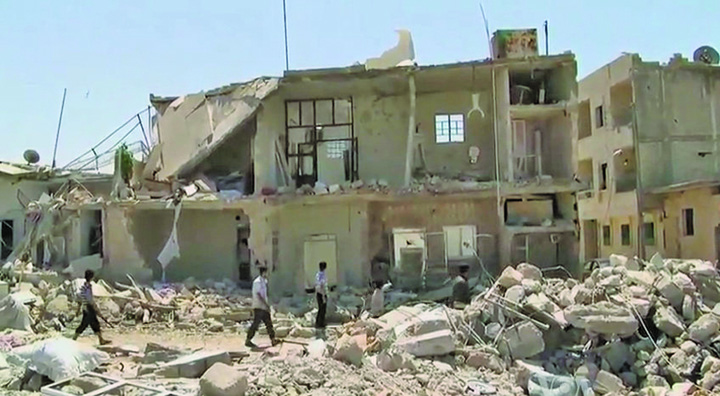 Siria se intoarce la sange