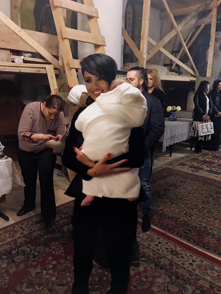 Adelina Pestritu, a doua oara nasa. De botez