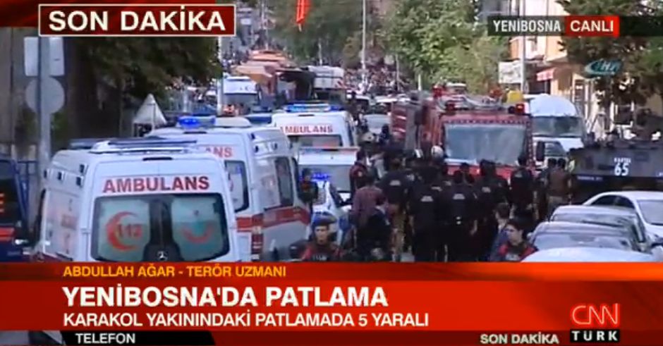 Cel putin 5 raniti in urma unei explozii, in Istanbul