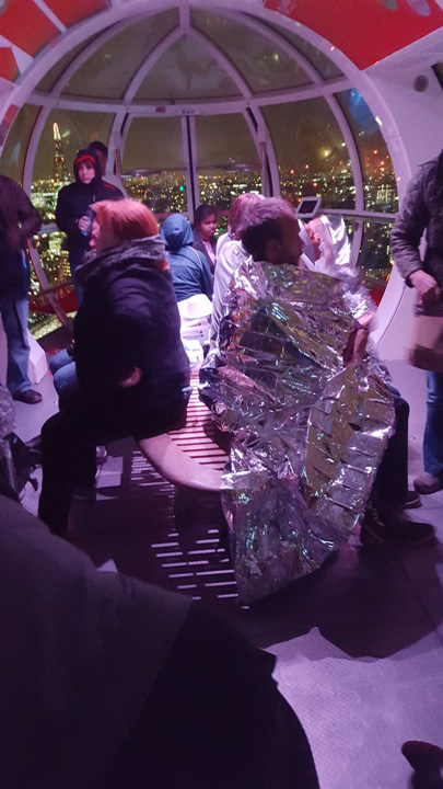 Turisti blocati mai multe ore in London Eye