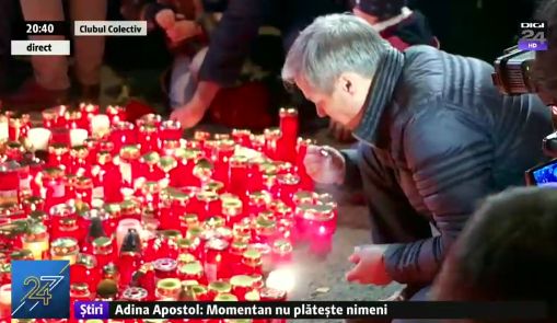 Premierul, deranjat de insistenta unor jurnalisti, la Colectiv: N-am venit sa facem spectacol