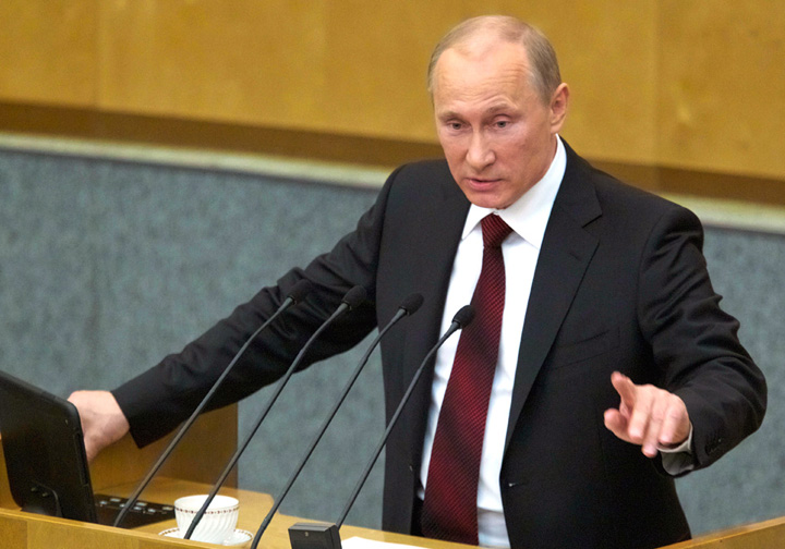 Putin: dreptul suprem al Rusiei este sa fie puternica