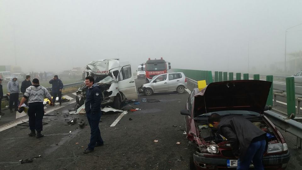 Detalii despre starea ranitilor din accidentul de pe A2/ Ancheta in curs