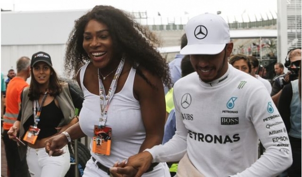 Serena Williams  s-a cuplat cu Lewis Hamilton