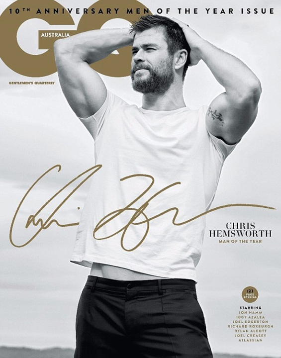 Actorul Chris Hemsworth, sotul unei romance, este barbatul anului