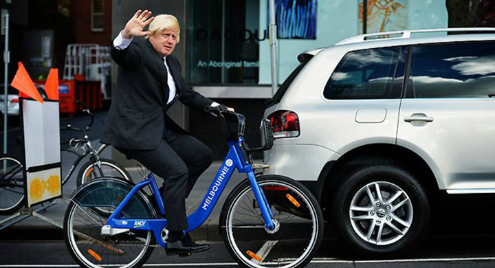 Boris Johnson nu mai are voie pe bicicleta