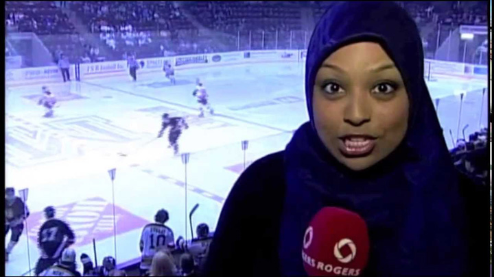 Canada: prima prezentatoare tv cu val islamic