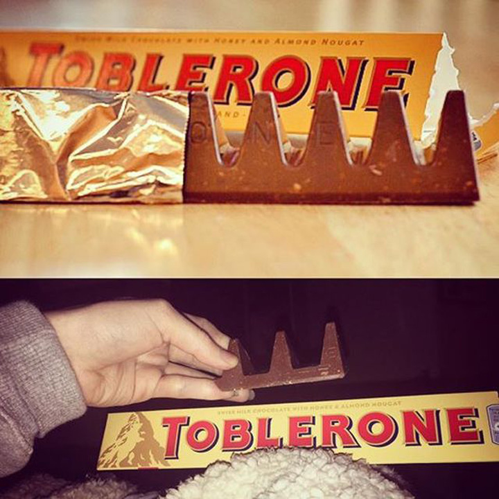 Toblerone i-a lovit pe britanici la gramaj