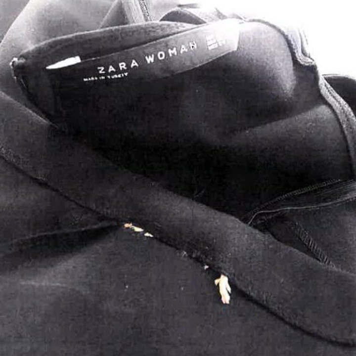 Soarece mort, intr-o rochie Zara