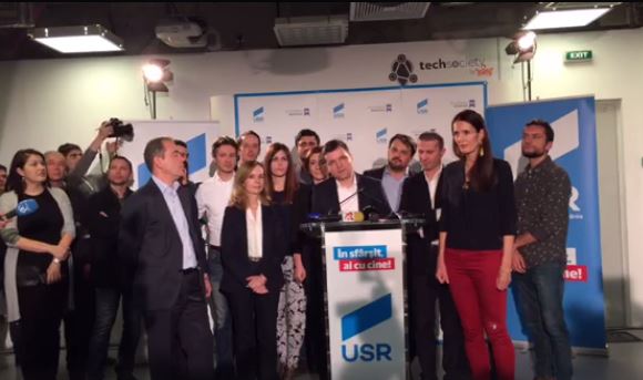 Primele estimari au adus bucurie in tabara USR. Nicusor Dan: Nu vom uita cine ne-a trimis in Parlament