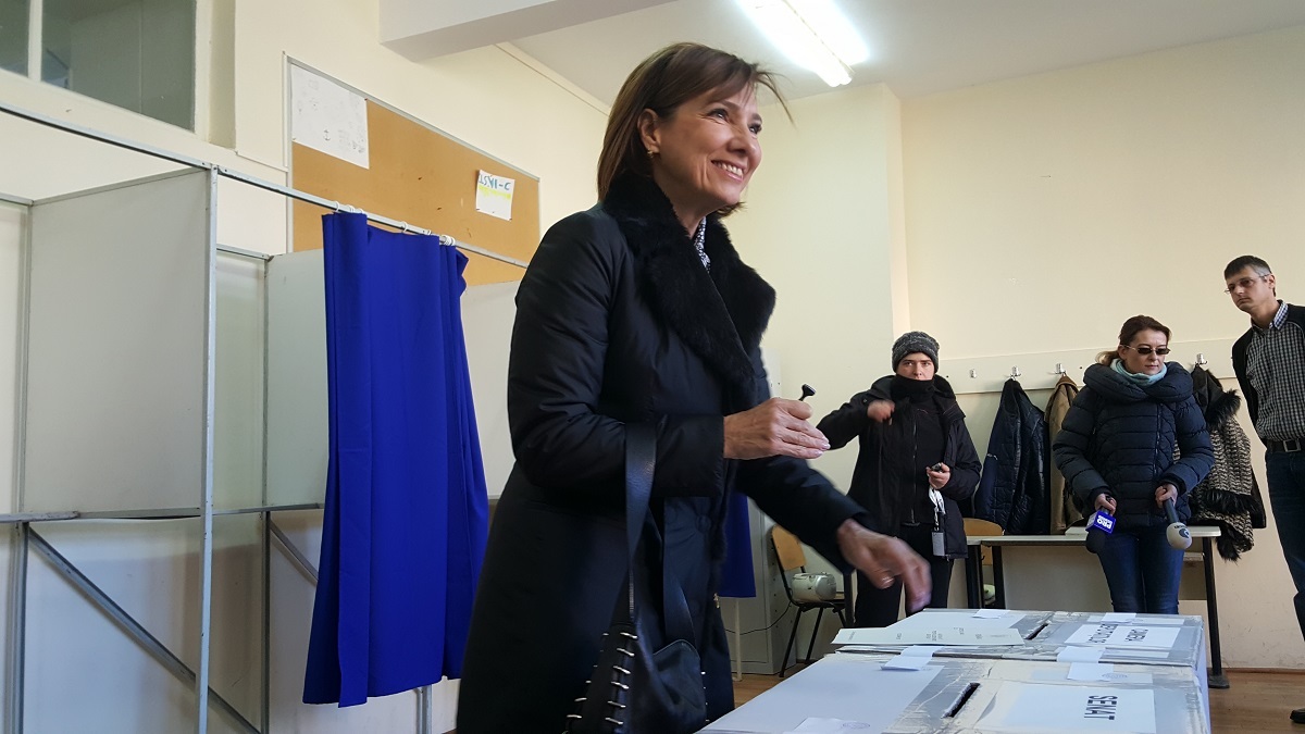 Carmen Iohannis a votat la Sibiu: „pe tineri ne bazam”