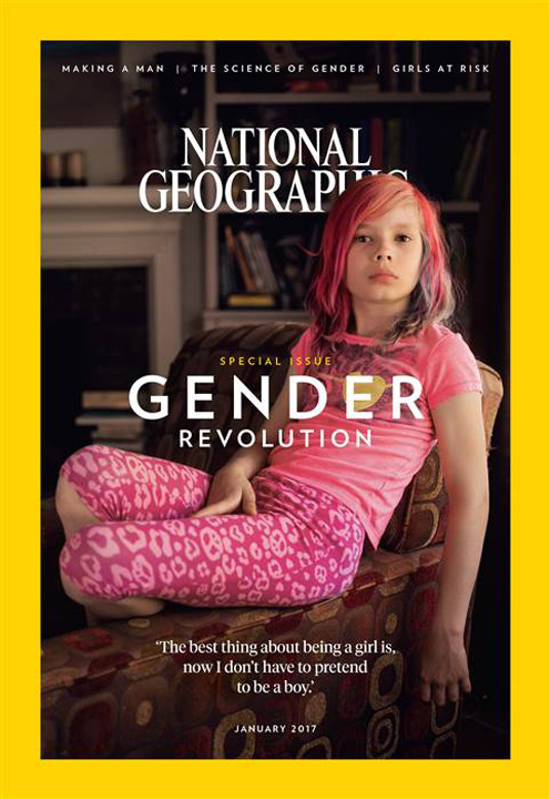 Un copil transsexual pe coperta National Geographic