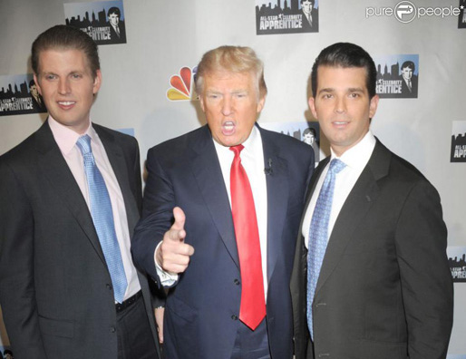 Fii lui Trump, acuzati de trafic de influenta