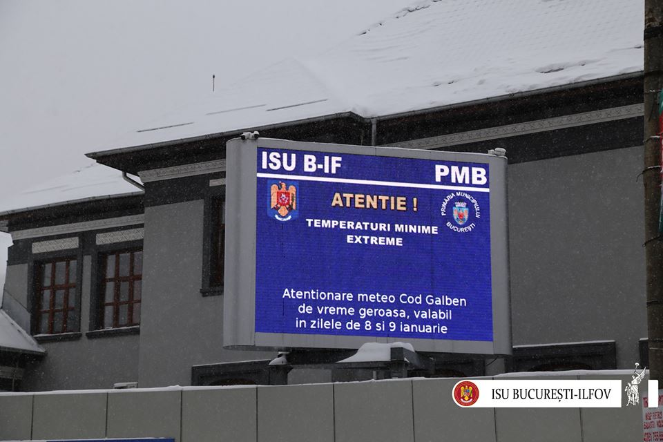 Recomandarile specialistilor ISU Bucuresti-Ilfov in perioada cu vreme geroasa