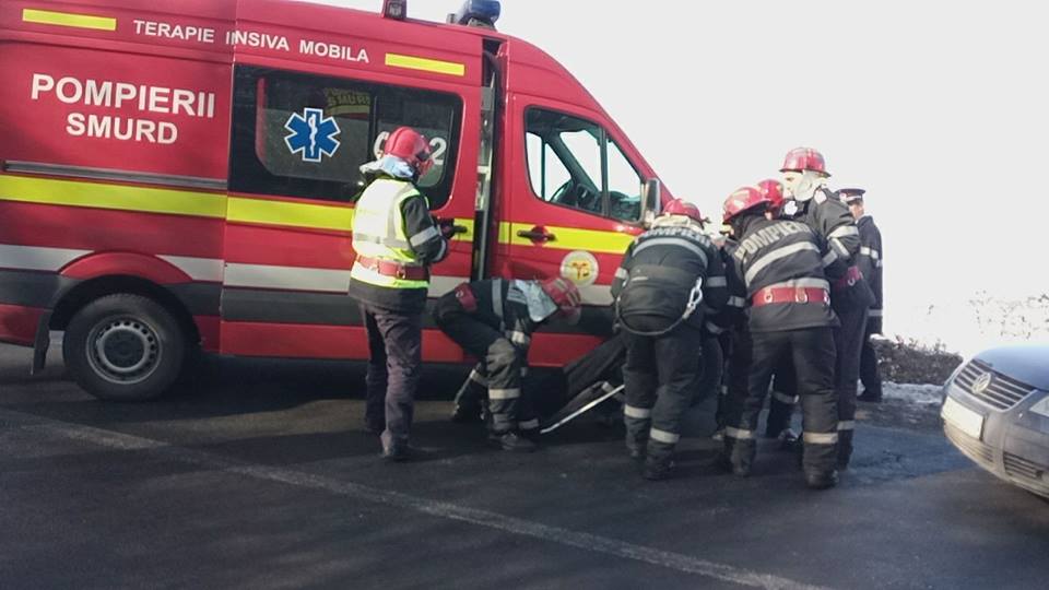 Accident cu 9 raniti pe E 81, in Salaj. A fost nevoie de descarcerare