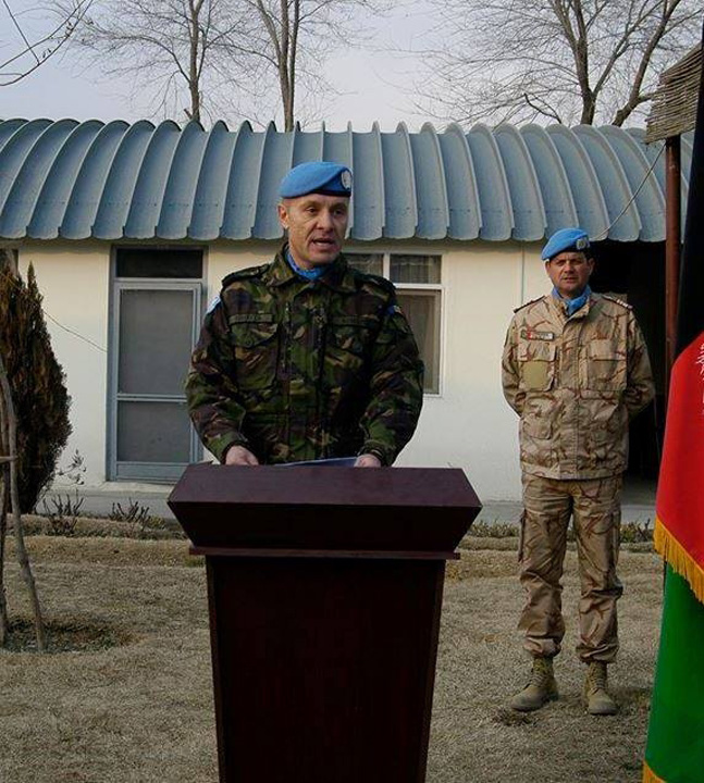 Colonelul Bibirita a ocupat cea mai inalta pozitie militara ONU din Afganistan