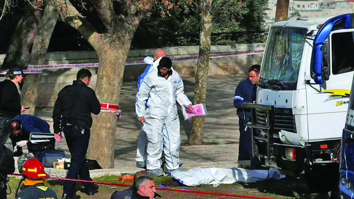 Atentat cu camionul in Ierusalim: patru morti