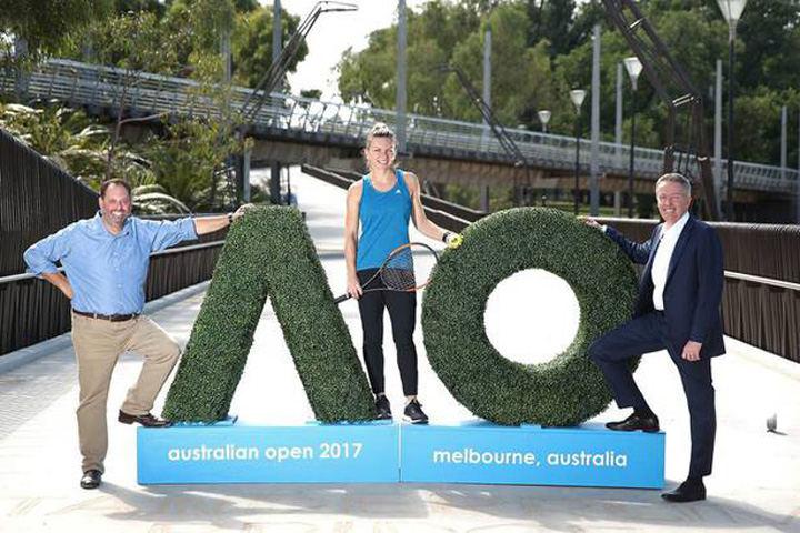 Simona Halep, VIP in Australia!