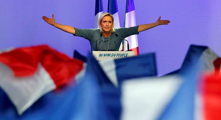 Marine Le Pen, in fruntea sondajelor