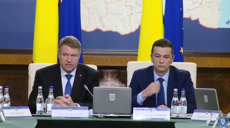 Premiera. Iohannis conduce sedinta de Guvern: Sunt foarte multumit de felul in care va faceti cu totii datoria