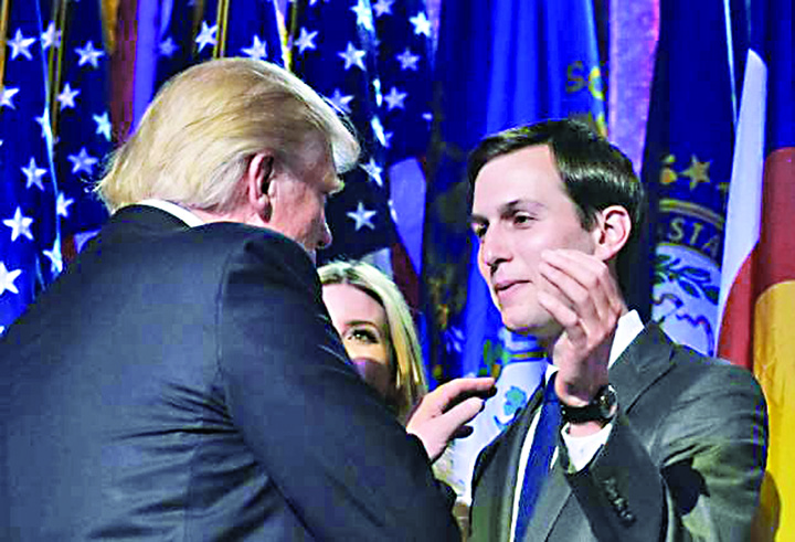 Trump si-a numit ginerele consilier