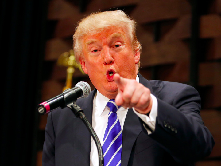 ”Mai, animalule!”, varianta Trump